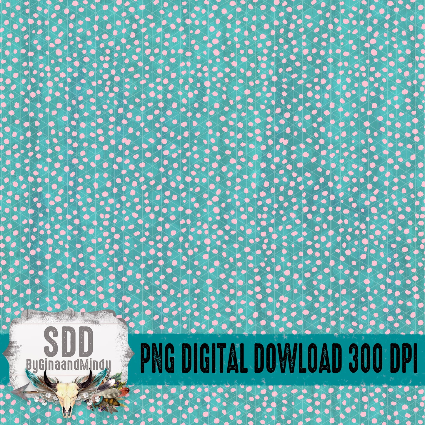 Florals & Turquoise Western Seamless Bundle