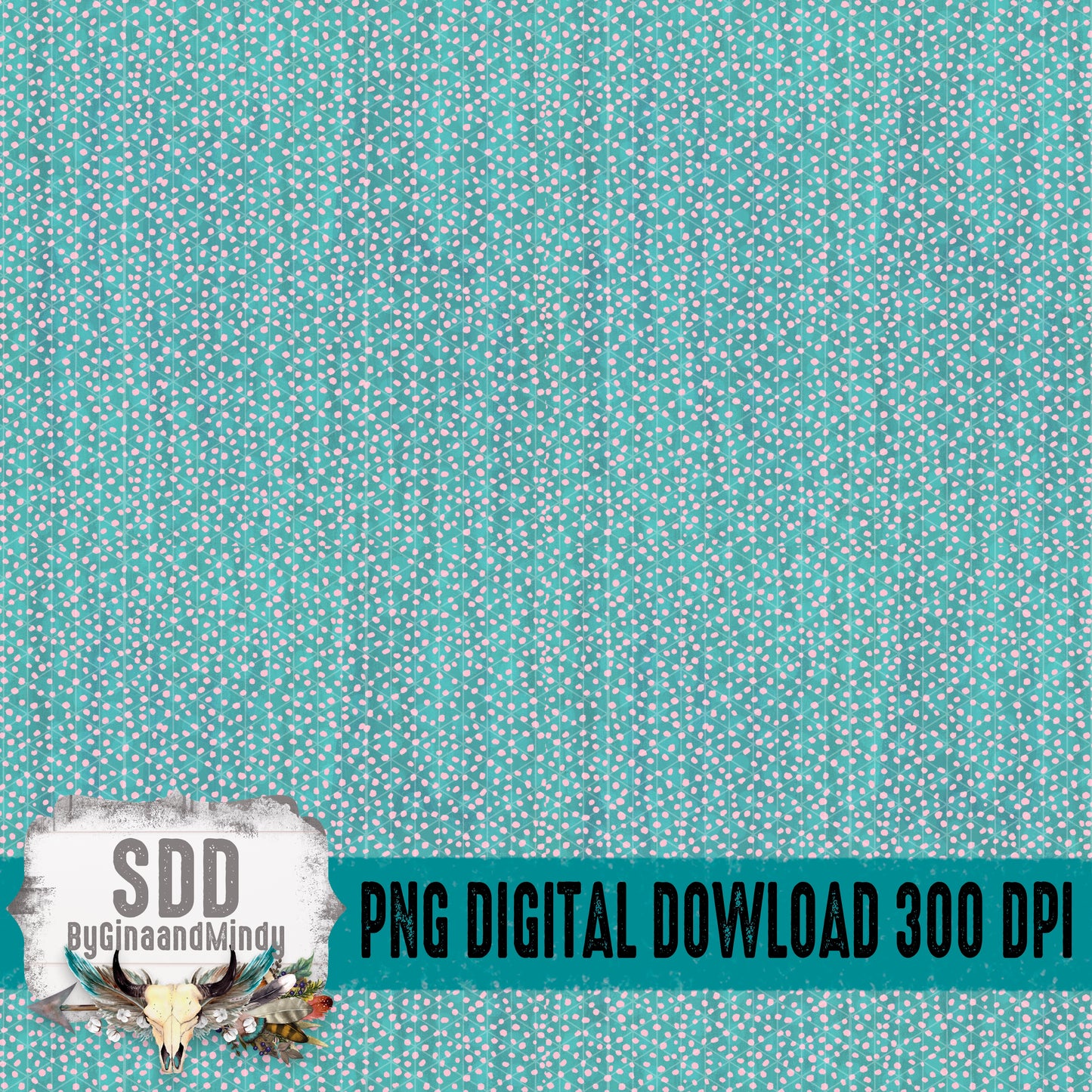 Florals & Turquoise Western Seamless Bundle