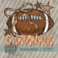 Coquette Football Mascot; CARDINALS