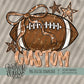 Coquette Football Mascot; CUSTOM