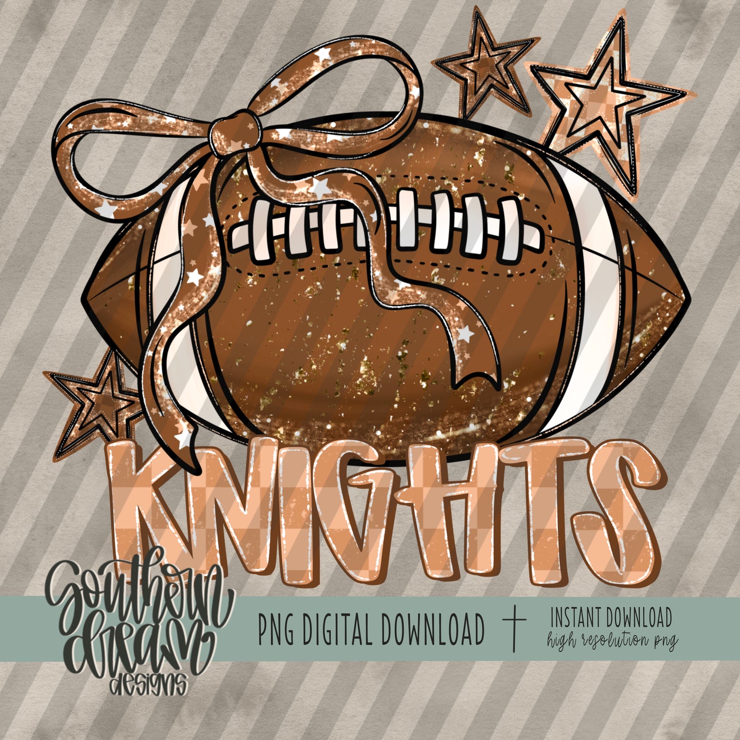 Coquette Football Mascot; KNIGHTS