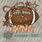 Coquette Football Mascot; LIONS