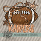 Coquette Football Mascot; RAIDERS