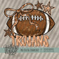 Coquette Football Mascot; TROJANS