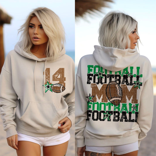 Football Mom Bundle; Black & Green