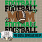 Football Mom Bundle; Black & Green