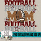 Football Mom Bundle; Maroon & Grey