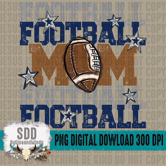 Football Mom Bundle; Navy Blue & Grey