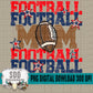 Football Mom Bundle; Navy Blue & Red