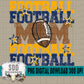 Football Mom Bundle; Navy Blue & Yellow Gold