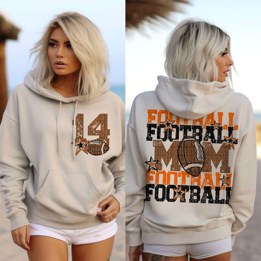 Football Mom Bundle; Black & Orange