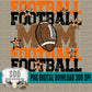 Football Mom Bundle; Black & Orange