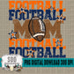 Football Mom Bundle; Orange & Navy Blue