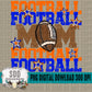 Football Mom Bundle; Orange & Royal Blue