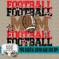 Football Mom Bundle; Red & Black