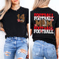 Football Mom Bundle; Red & White