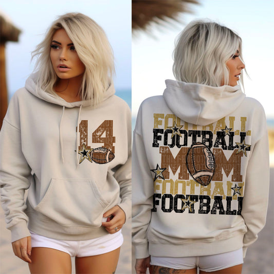 Football Mom Bundle; Black & Vegas Gold