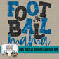 Football Mama Bundle With Stars; Blue & Black