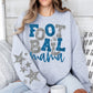 Football Mama Bundle With Stars; Blue & Silver (White)