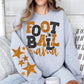 Football Mama Bundle With Stars; Black & Orange