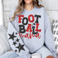 Football Mama Bundle With Stars; Red & Black