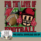 For the Love of Football Red|Black