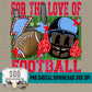 For the Love of Football Red|Blue