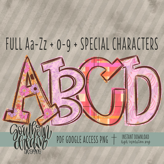 Forever Thankful Alpha (4 Sets Aa-Zz, 0-9, Special Characters)