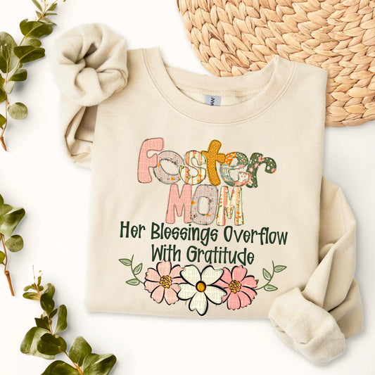 Boho Floral; Foster Mom