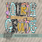School Doodle Collection; Fourth Grade