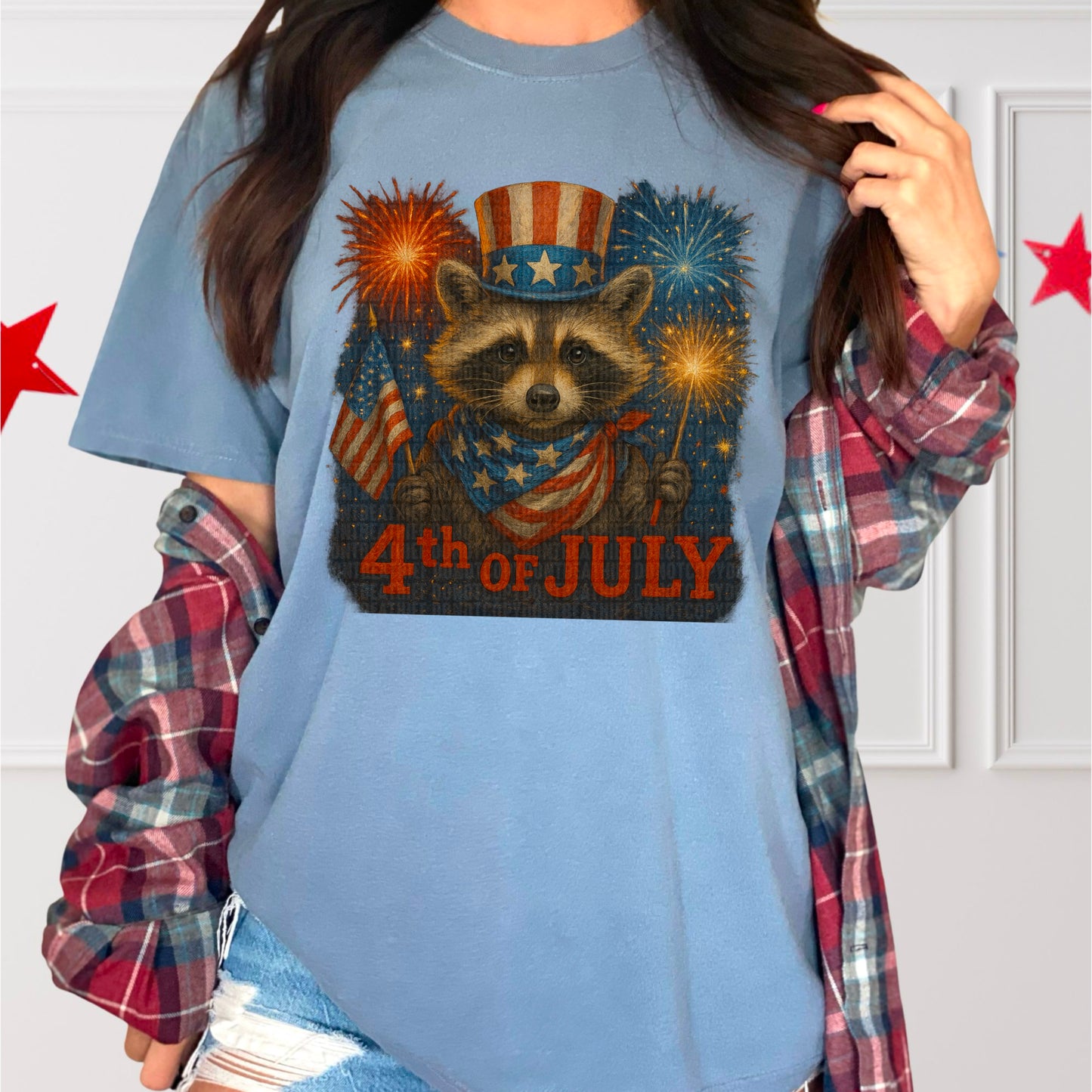Fourth of July Raccoon