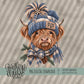 Freakin' Freezin' Highland Cow