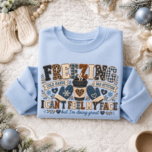 Freezing Faux Embroidery