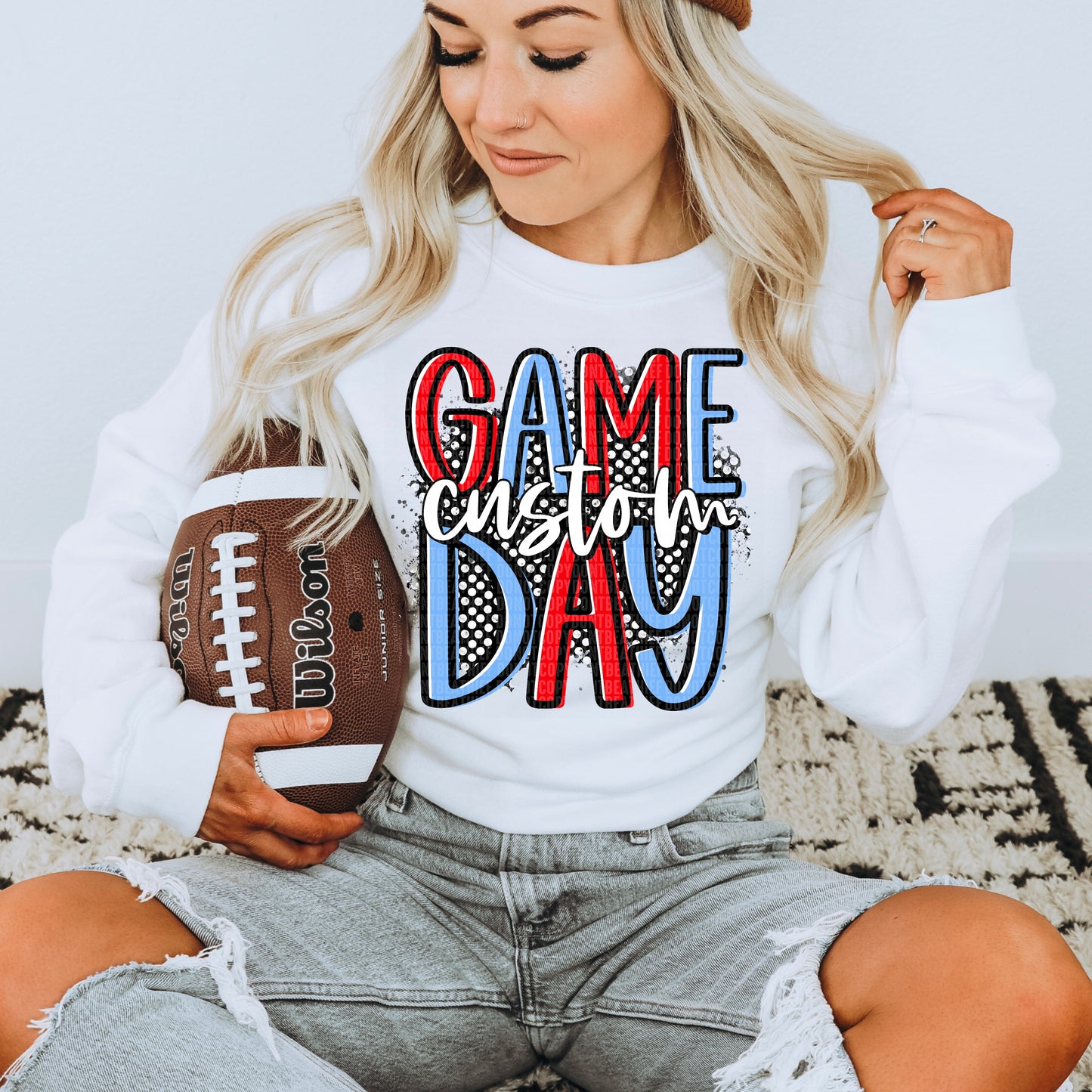 Game Day Bundle | Columbia Blue & Red