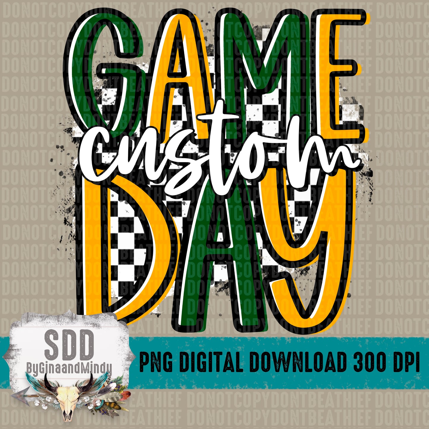 Game Day Bundle | Forest Green & Yellow Gold