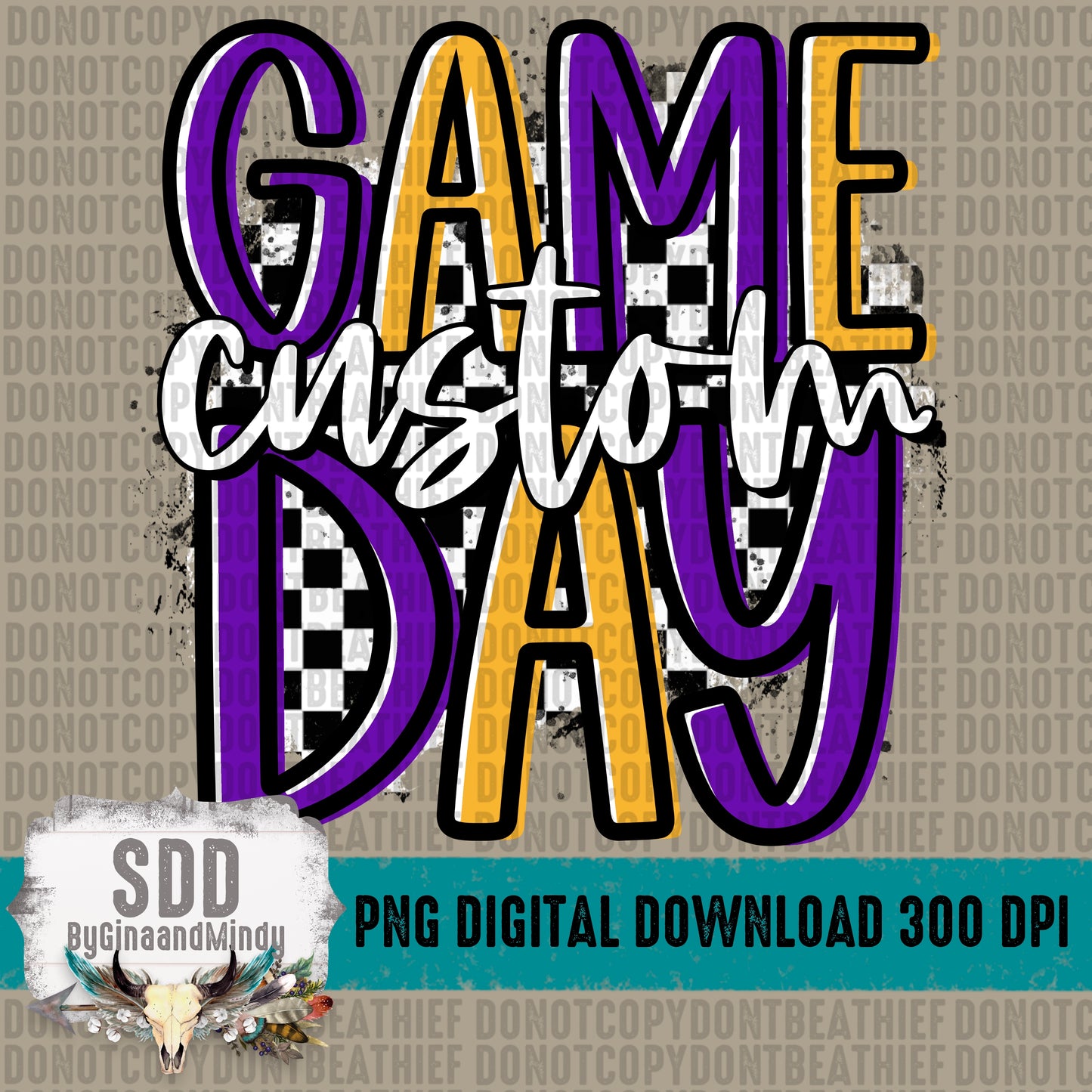 Game Day Bundle | Purple & Yellow Gold