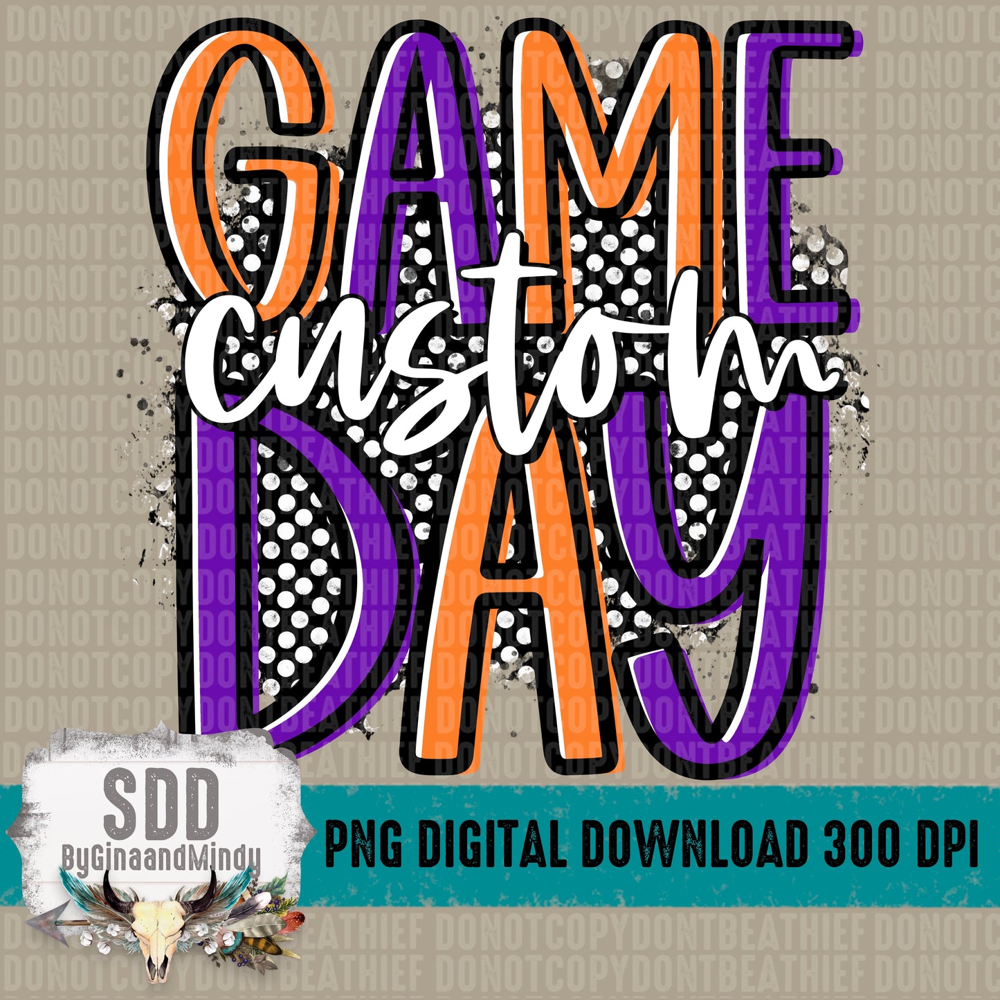 Game Day Bundle | Orange & Purple