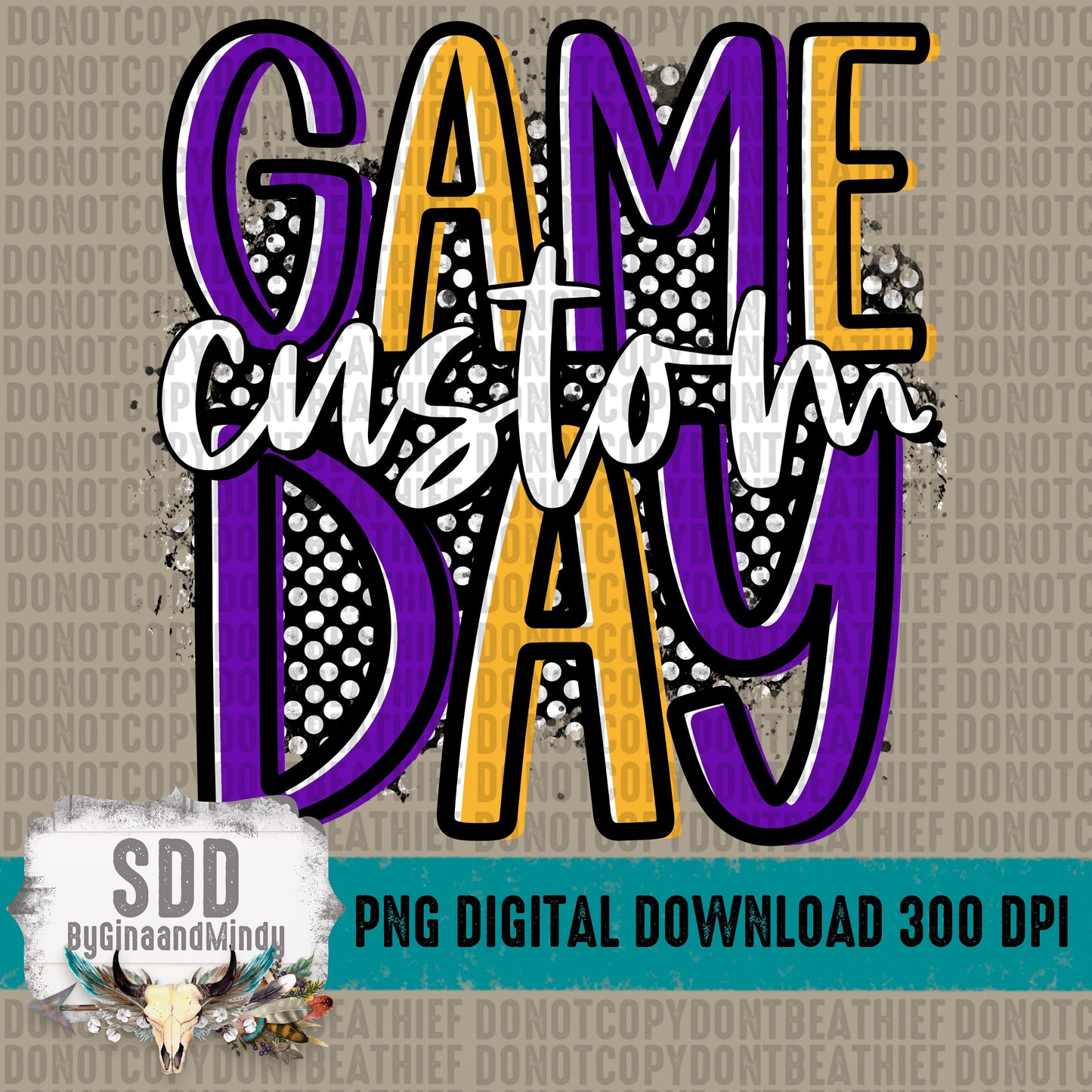 Game Day Bundle | Purple & Yellow Gold