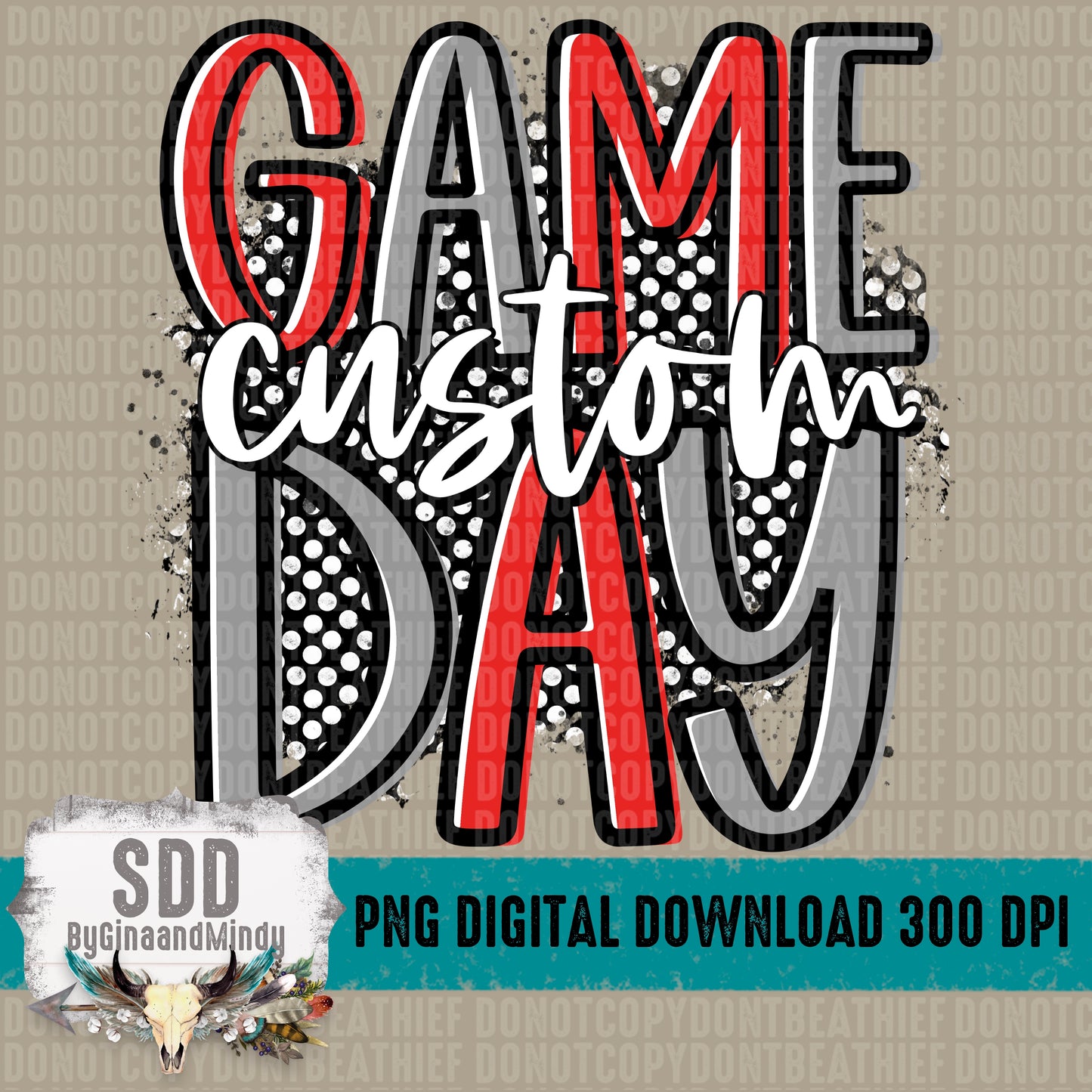 Game Day Bundle | Red & Gray