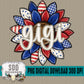 Patriotic Sunflower Collection; Gigi