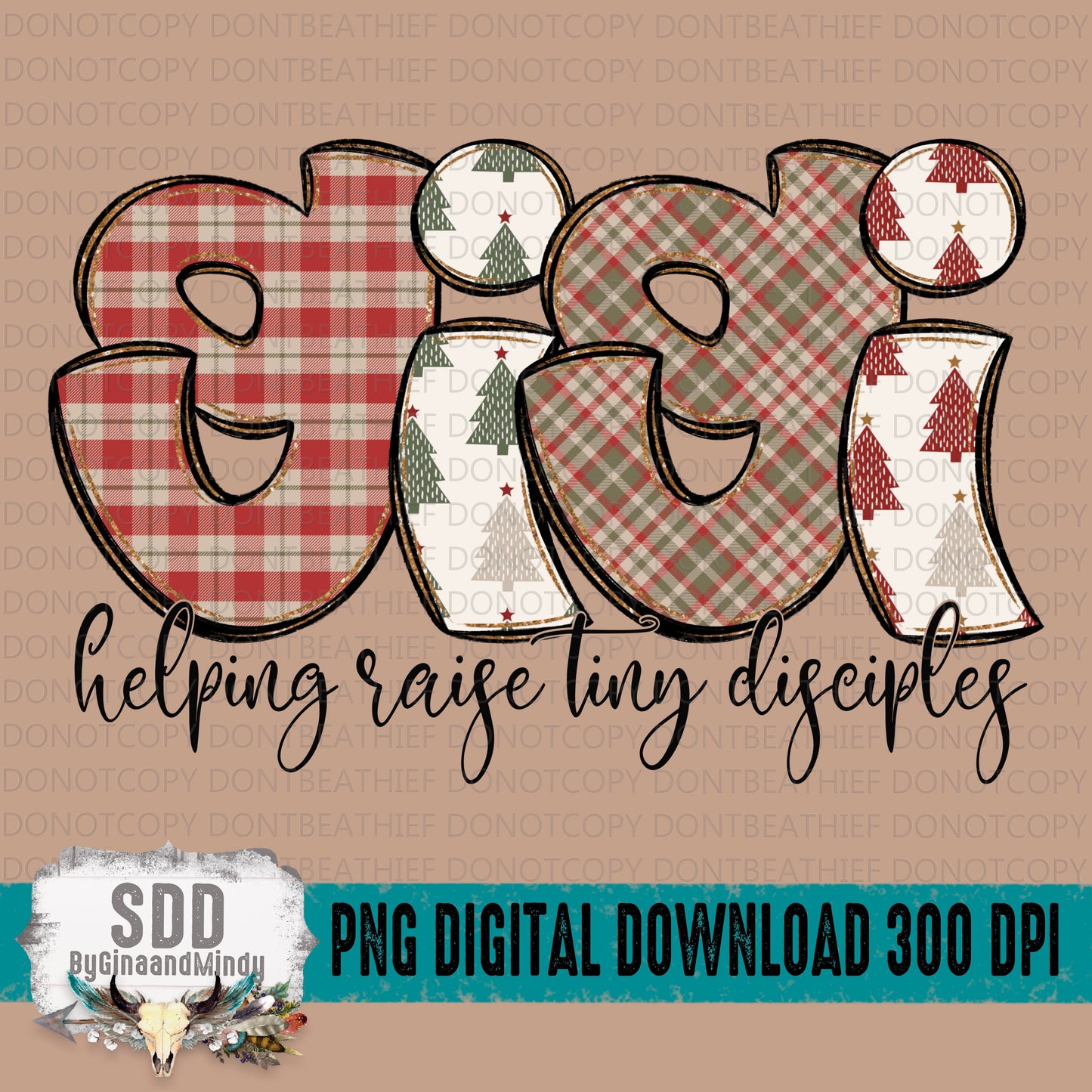 Gigi Helping Raise Tiny Disciples