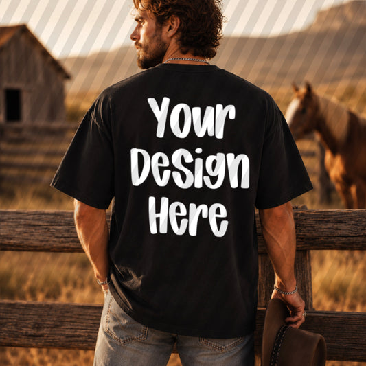 Gildan 18000 Western Male Back Black