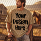 Gildan 18000 Western Male Front Brown Savana