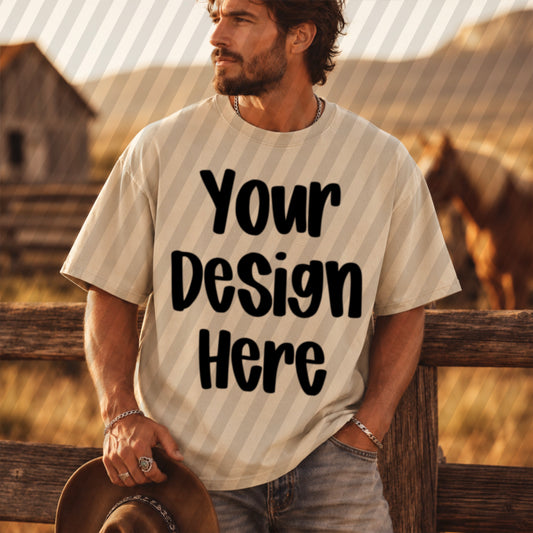 Gildan 18000 Western Male Back Natural