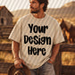 Gildan 18000 Western Male Front Natural