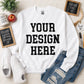 White Teacher Crew Sweatshirt