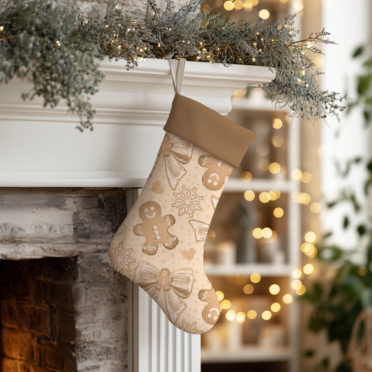 Gingerbread Bow Christmas Seamless Bundle
