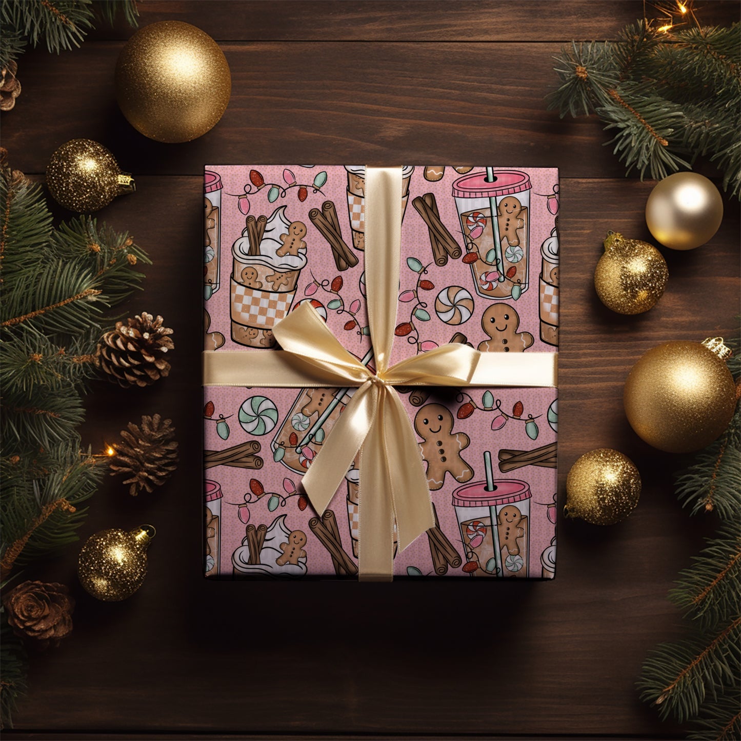 Gingerbread Coffee Seamless Bundle