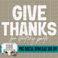 Give Thanks for stretchy pants Bundle