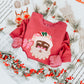 Glittered Up Santa; Dark Tone